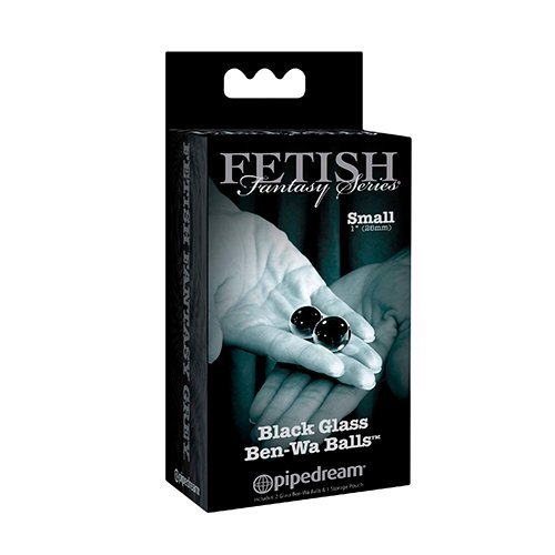 Black Glass Ben Wa Balls Small Pipedream PD4433-23