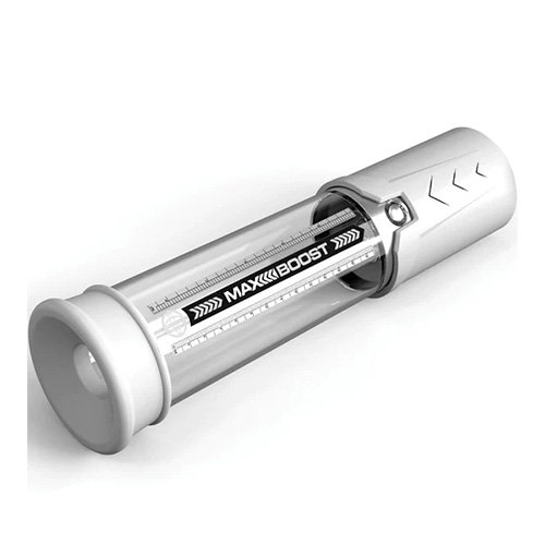 Max Boost White Clear Pipedream PD3249-19 - Image 3