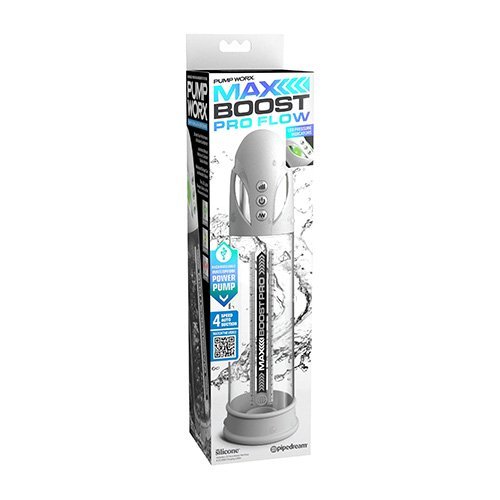 Max Boost Pro Flow White Pipedream PD3250-19