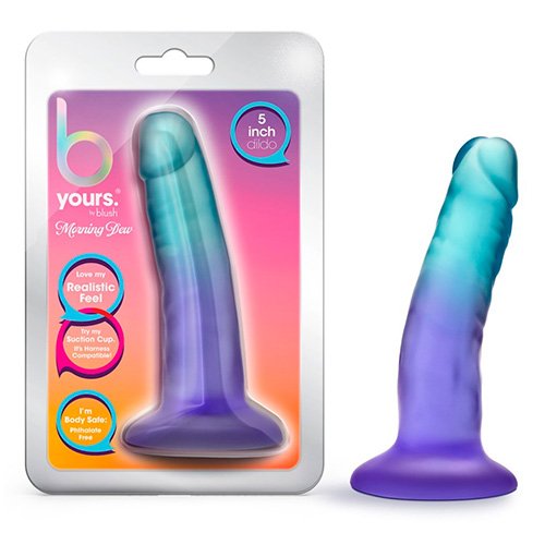 Morning Dew 5 Inch Dildo Indigo Blush Novelties BL-38400