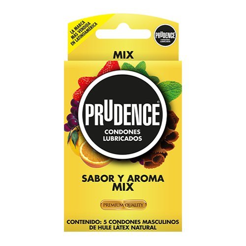 Condón Sabor y Aroma Mix C/5 Prudence