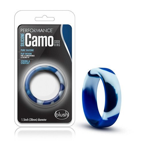 Camo Cock Ring Blue Blush Novelties BL-91168